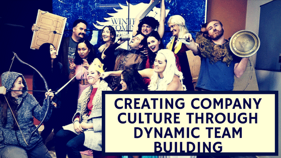 Creating company culture through team building
