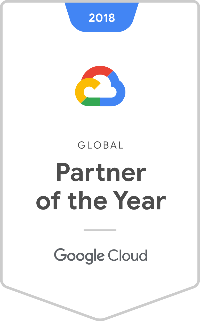 Google CloudGlobal Partner of the Year 2018