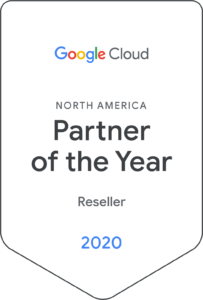Google Cloud Reseller Partner of the Year 2020 - North America