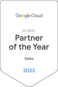 Google Cloud Global Partner Of The Year Sales 2023