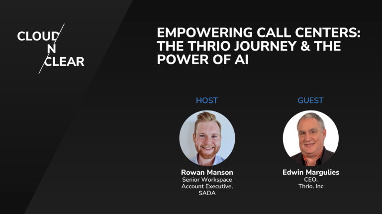 Empowering Call Centers: The Thrio Journey & The Power of AI